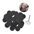 thumbnail image 1 of serony Sand Paper Replacement Pads For disposable Disks Discs Replaceable Sanding Paper file replacement pads foot Electric Foot File 35mm 150Grit 50Pcs, 1 of 9