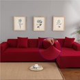thumbnail image 3 of stanreset Polyester Protective Sofa Cover 2 Seater Stretch Sofa Cover Slipcover Furniture Protector for Living Room, 3 of 6