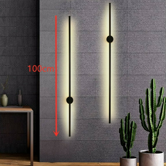 TFCFL 1M Modern LED Wall Light Long Strip Wall Sconce Stairs Bar Linear Wall Lamp For Bedroom