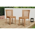 thumbnail image 2 of Christopher Knight Home Stackable Patio Dining Chairs with Ratten and Metal Frame, Beige, Set of 2, 2 of 19