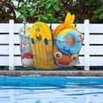 thumbnail image 3 of Numjaw Pool Float Storage Bag, Pool Float Toy Storage Mesh Bag, Adjustable Pool Toy Hanging Mesh Organizer Net Bag for Water Inflatables Toys and Swimming Pool Accessories, 3 of 7
