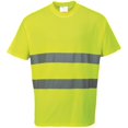 thumbnail image 1 of Portwest - Camiseta de seguridad de manga corta de alta visibilidad - Trabajar / Reflectante (Paquete de 2) (Amarillo) Portwest UTRW6893_yellow, 1 of 1