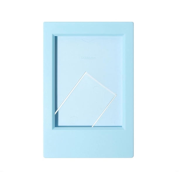 Marco de fotos Decoración de bricolaje Soportes de fotos para imágenes de 3 pulgadas (Azul) WDOplteas Para estrenar