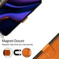 thumbnail image 2 of Funda Tipo Cartera Funda PU Suave para IPhone11 .8 Conveniente Marrón 01, 2 of 9