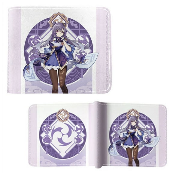Keqing Poster - Genshin Impact 4x5" Bi-Fold Wallet