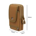 thumbnail image 4 of Riñonera para para Utilidad Bolsas para Exteriores (café), 4 of 9