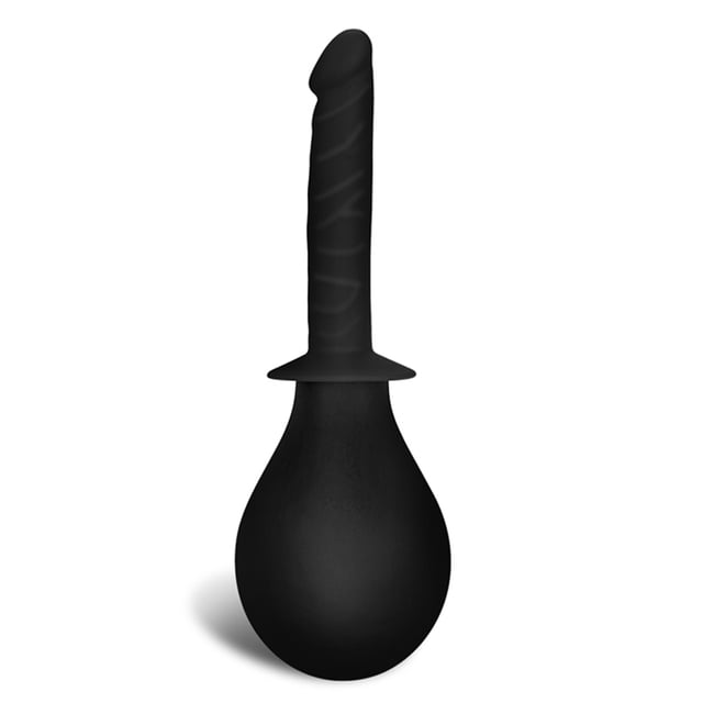 Manga de vibrador de consolador de silicona negra con estimulación sexual de bola de succión yeacher Producto vivo