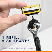 Gillette ProGlide Shield Power Mens Razor Handle + 1 Blade Refill