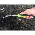 thumbnail image 4 of Garden Guru Hand Cultivator Rake Tiller Tool - Stainless Steel for Ultimate Strength - Rust Resistant - Ergonomic Handle - Great for Gardening Cultivating Loosening Weeding, 4 Pack, 4 of 6