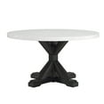 thumbnail image 3 of Roundhill Furniture Hirima Modern Elegance 54" Round Dining Table, Solid Acacia Wood Base, 3 of 7