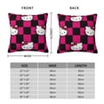 thumbnail image 2 of Hello Kitty Pillow Cover, Square Throw Pillow Cases For Couch Sofa Bed Living Room,Home Decorative, 12"X12", 2 of 9