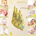thumbnail image 3 of 3 PCS Cute Musical Instruments Baby Muslin Washcloths, Music Symbol Soft Absorbent Face Towel Burp Cloths Cotton Bath Wipes Infant Wash Cloth for Newborn Boys Girls, 3 of 7