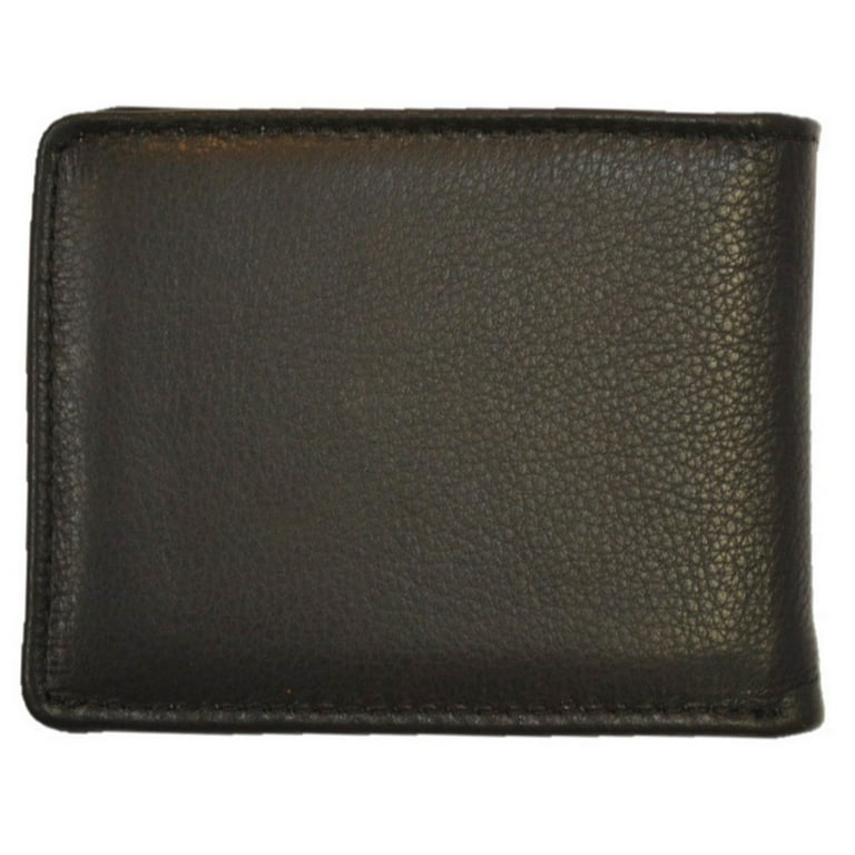 Canyon Outback Leather Bryce River Canyon Leather Bi Fold Wallet Black