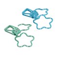 thumbnail image 1 of Binder Clips, Multipurpose Unique Hollow Design Office Binder Clips Flower Shape  For Documents, 1 of 8