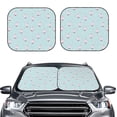 thumbnail image 2 of Vsdgher Milk Tea Print Car Windshield Sun Shade, Reflective Sunshade Window Sunshade Sun Visor Protector Fit for Cars,Trucks,SUVs-Large, 2 of 6