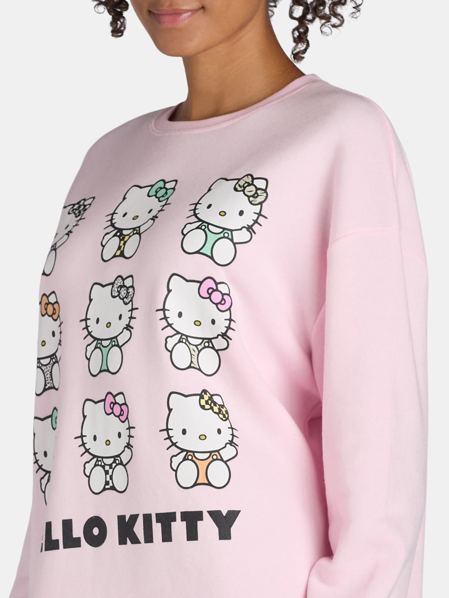 Grayson Social Hello Kitty Junior's Sleep Dress and Cozy Headband 2-piece Set, Size S-3X