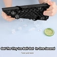 thumbnail image 5 of WIBIMEN Mini Ice Cube Trays, Upgraded Small 104x4 Ice Cube Tray for Chilling Drinks and Juices - Easy Release, Black Trays with Ice Bin and Scoop (4 Pack), 5 of 6