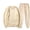 j-367Beige102, variant on HAYIMI Toddler Fall Outfit Sets For Girl Boy Long Sleeve O-Neck Sweatshirt Tops And Long Sweatpants 2PCS Soft Clothes Sets