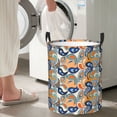thumbnail image 4 of Lsque Fashionable Paisley pattern Laundry Hamper Basket, Tall Woven Rope Hamper Basket for Clothes, Lightweight Storage Basket, Collapsible Waterproof-Small, 4 of 8