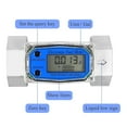 thumbnail image 5 of Digital for Turbine Flow Meter Digital LCD Display Oil Fuel Flowmeter Measure Die sel Kerosene Gasoline Meter Display Ch, 5 of 8