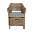 thumbnail image 6 of Kokoli All-Weather Conversation Set with Set of 2 Chairs with Ottomans and 17"H Accent Table, 6 of 9