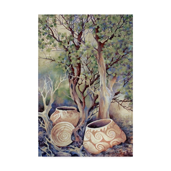 Trademark Fine Art 'Ceramic Pottery' Canvas Art by Carol J Rupp