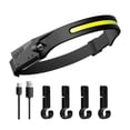 thumbnail image 1 of Linterna frontal LED COB, linterna frontal recargable por USB, linterna frontal para , resistente , luz para , linterna fr Zulema COB faro, 1 of 8