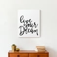 thumbnail image 4 of Creative Products Live Your Dream 16 x 20 Canvas Wall Art, 4 of 5
