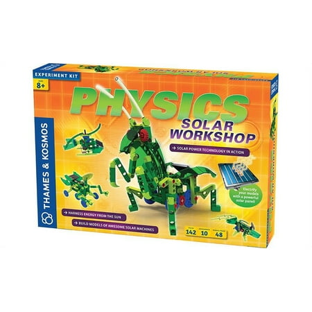 UPC: 0814743011427 | Thames & Kosmos 628918 Experiment Kit – Physics Solar Workshop V2