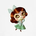 thumbnail image 3 of CafePress - The Day Of The Dead Vintage Doll Baseball Jersey - Cotton Baseball Jersey, 3/4 Raglan Sleeve Shirt, 3 of 4