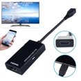 thumbnail image 3 of Micro USB to HDMI Adapter HDTV 1080P HDMI Male To VGA Female Adapter Cable, 3 of 5