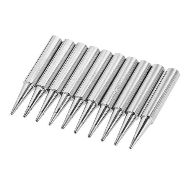 Yeacher 10PCS Soldering Iron Tips Replacement Solder -free Screwdriver Iron 900M-T-B for Hakko 936 907 Soldering Rework Station Tool Kit