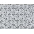 thumbnail image 2 of Zelouf Flower Embroidered Sequin Mesh[Emb2689]  , Sewing, DIY, Crafts Fabric by the Yard, Ivory/silver, 7 Yard, 2 of 2