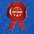 thumbnail image 2 of CafePress - A Product Of West Virginia - Cute Infant Baby Football Bodysuit, 2 of 3