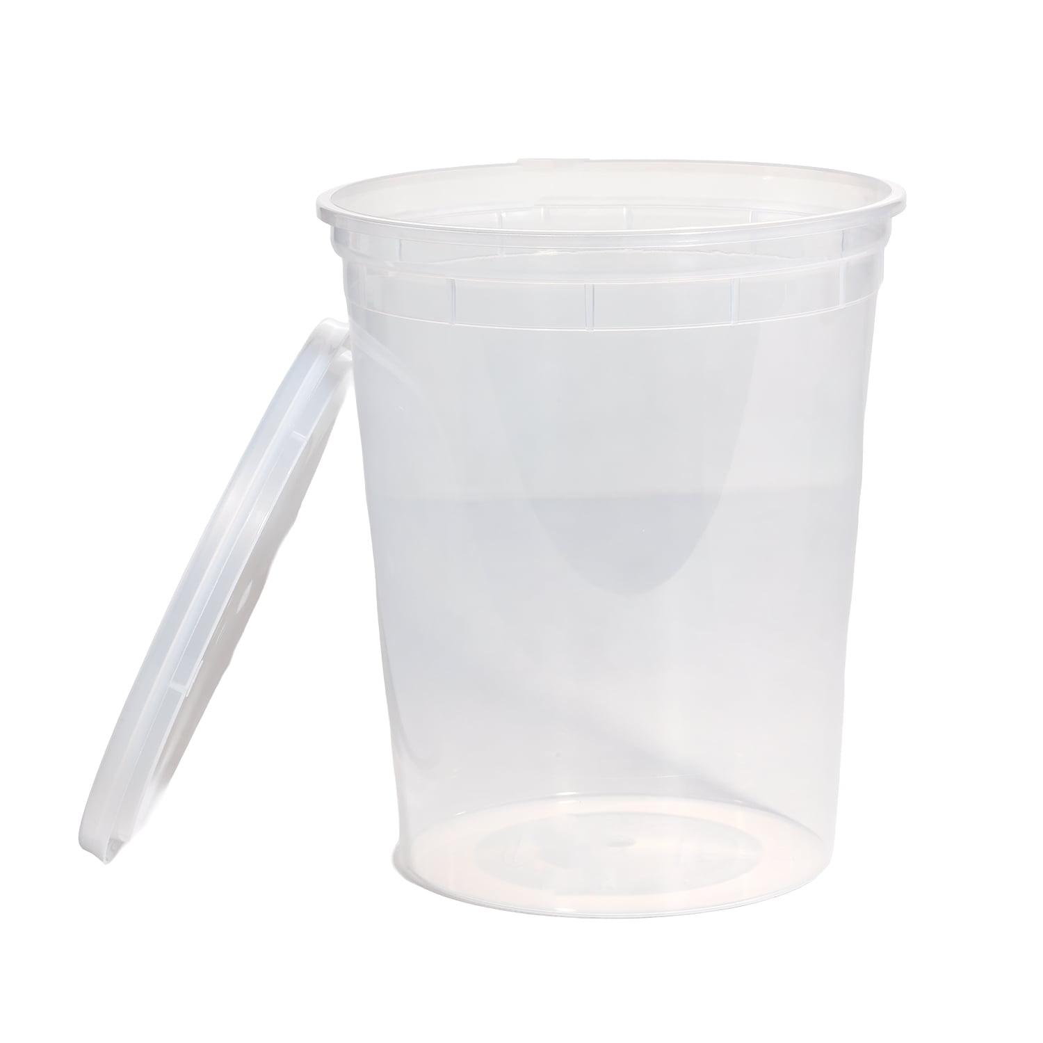 (3 pack) Mainstays 40 Piece 32oz Plastic Deli Container, Ideal Use for Meal Prep and Batch Cooking