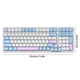 thumbnail image 3 of Teclado para juegos K96 Teclado silencioso compatible con Bluetooth de 100 teclas (Blueberry), 3 of 5