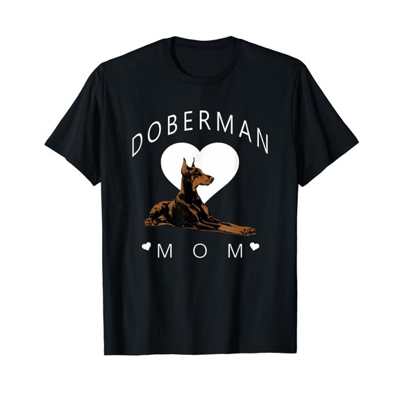 Doberman Pinscher Mom Womens T-Shirt