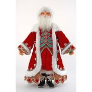 Katherine's Collection 2021 Gingerbread Santa Doll, 24 Inches