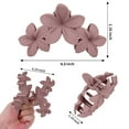 thumbnail image 3 of 4PCS Flower Hair Claw Clips for Women Flower Hair Clips Non-slip Cute Claw Clips Hawaiian Flower Hair Clip for Thick Thin Hair Strong Hold Hair Claws Hair Accessories for Women Girls, 3 of 6