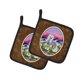 thumbnail image 1 of ""Caroline'S Treasures Par De Agarraderas Con Cresta China Ss8326Pthd 7.5Hx7.5W Multicolor"", 1 of 1