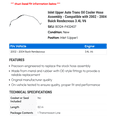 thumbnail image 2 of Inlet Upper Auto Trans Oil Cooler Hose Assembly - Compatible with 2002 - 2004 Buick Rendezvous 3.4L V6 2003, 2 of 2