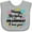AC-Heather Grey, variant on Inktastic Happy Birthday, Grandma I Love You Boys or Girls Baby Bib