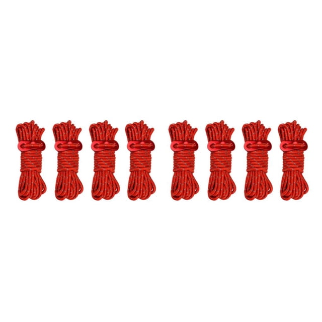 Cordón para tienda de campaña Wosthever 4X Rojo 2piezas