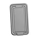 thumbnail image 2 of Soporte para anillo de teléfono, soporte para anillo de metal, diseño elegante y duradero, soporte para smartphone con anillos para la mayoría de los Negro, 2 of 8