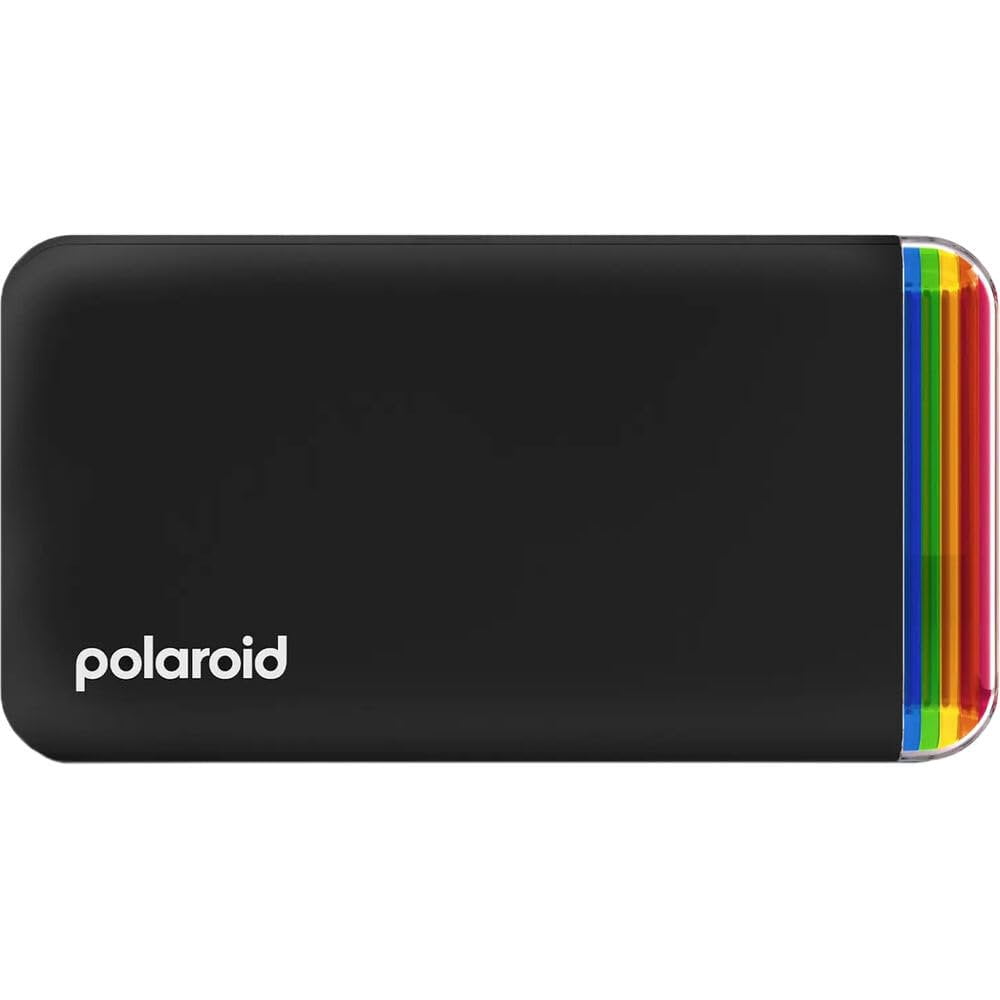 Polaroid Hi-Print - Bluetooth Connected 2x3 Pocket Phone Photo Printer Black with 2 Polaroid HiPrint 2x3 Paper Cartridges 40 Sheets + Microfiber Cloth