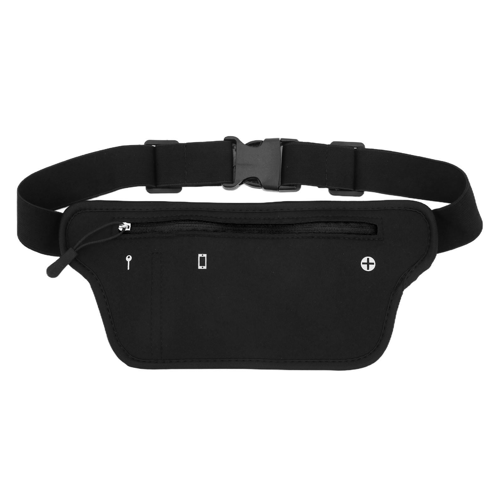 Running Belt for Men & Women with Waterproof Ultra Light Elastic Strap Money Belt Flip Belt Waist Bag Ideal for All Mobile Phones up to 6.1 inch