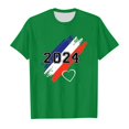 thumbnail image 4 of TZEWGL Thème Sportif Imprimés Manches Courtes Col Rond T-Shirts pour Enfants Taille 8-9T, 4 of 5
