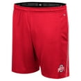 thumbnail image 2 of Men's Colosseum Scarlet Ohio State Buckeyes Laws of Physics Shorts, 2 of 3