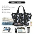thumbnail image 4 of Travel Duffle Bag beach stuff pattern Travel Tote Bags Carry on Luggage Waterproof Weekender Bags with Top Handle Adjustable Shoulde Strap for Travel Gym, 4 of 5