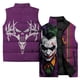 thumbnail image 2 of Chaleco táctico de hombre Joker, ropa de hombre de alta calidad, chaquetas asequibles para hombre, invierno, moderno, duradero, estampado digital 3D de payaso, genial, 2 of 4